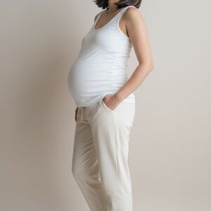 Beyond the Bump Classic White Tank Top